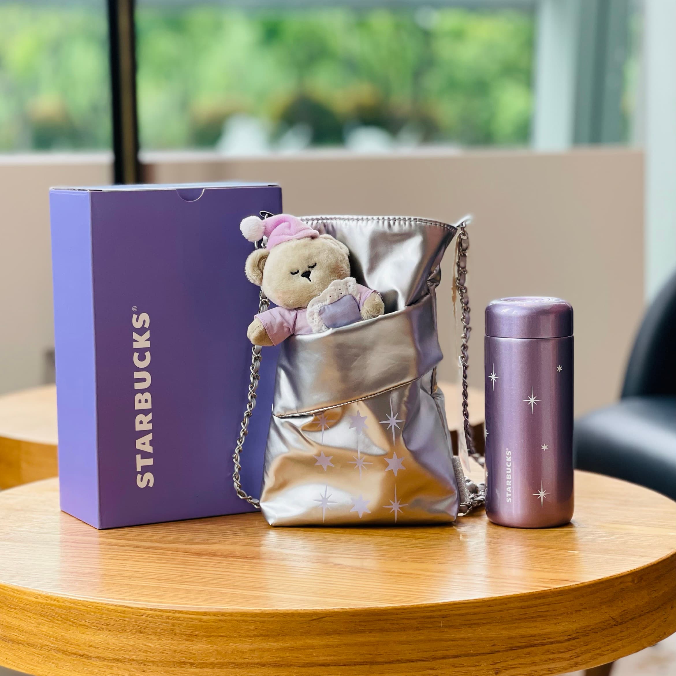 Starbucks Purple Stars